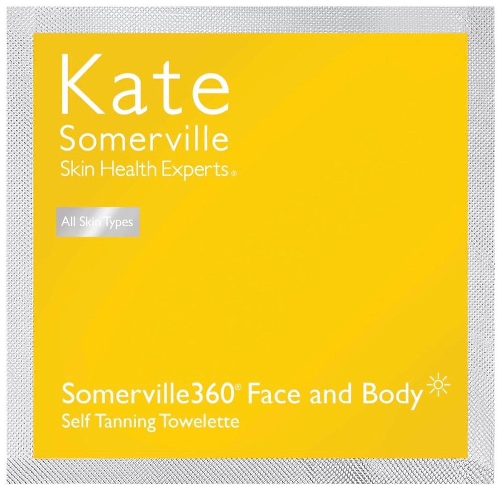 15 KATE SOMERVILLE 360 Face and Body Self Tanning Towelettes Wipes - Picture 3 of 13